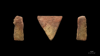 Triangular ground-side stone tools